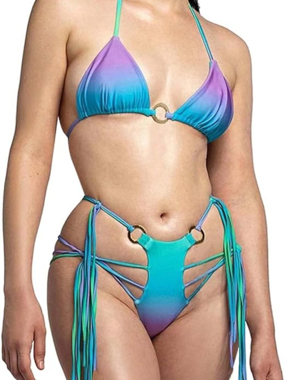 Asherah Swimwear | Nessa Top, Lavender Mint